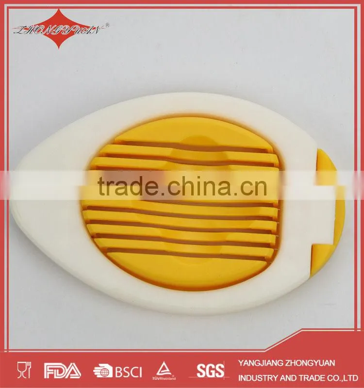 multi-functional double head plastic egg slicer