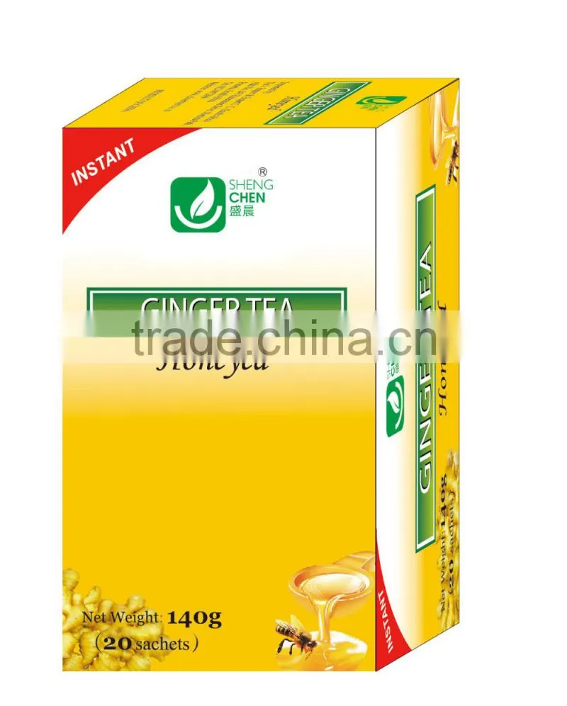 2016 hot sale ginger tea with honey instant tea with granuled form