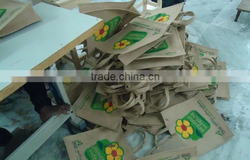 Environment friendly jute shopping bag