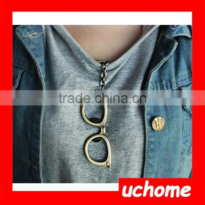UCHOME Custom Glasses Shape Beer Bottle Opener/Cheap Bulk Beer Bottle Opener/Metal Beer Bottle Opener