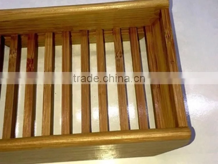 Useful simple creative cute bamboo soap box