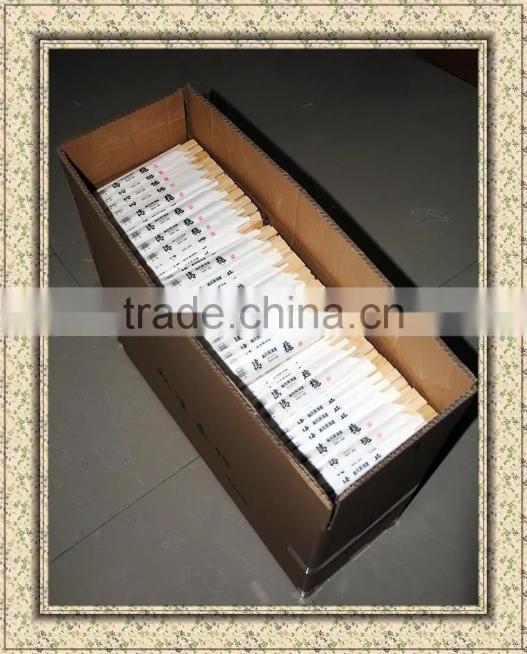 Customized LOGO Bulk Bamboo Disposable Chopstick 21CM