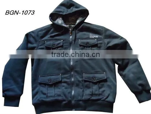 100%POLY BGN-1070Men's fleece jacket