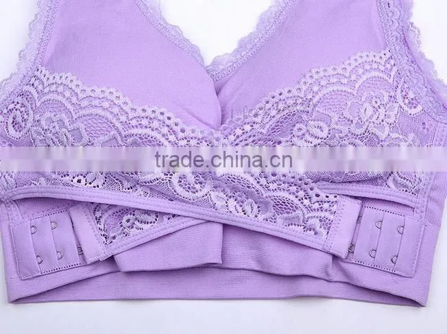 Sports Underwear Women Munafie Japan Underwear Girls High Quality Fitness Seamless Vest Bra