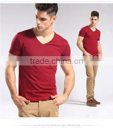 Men modal wholesale cotton blank cheap t-shirt