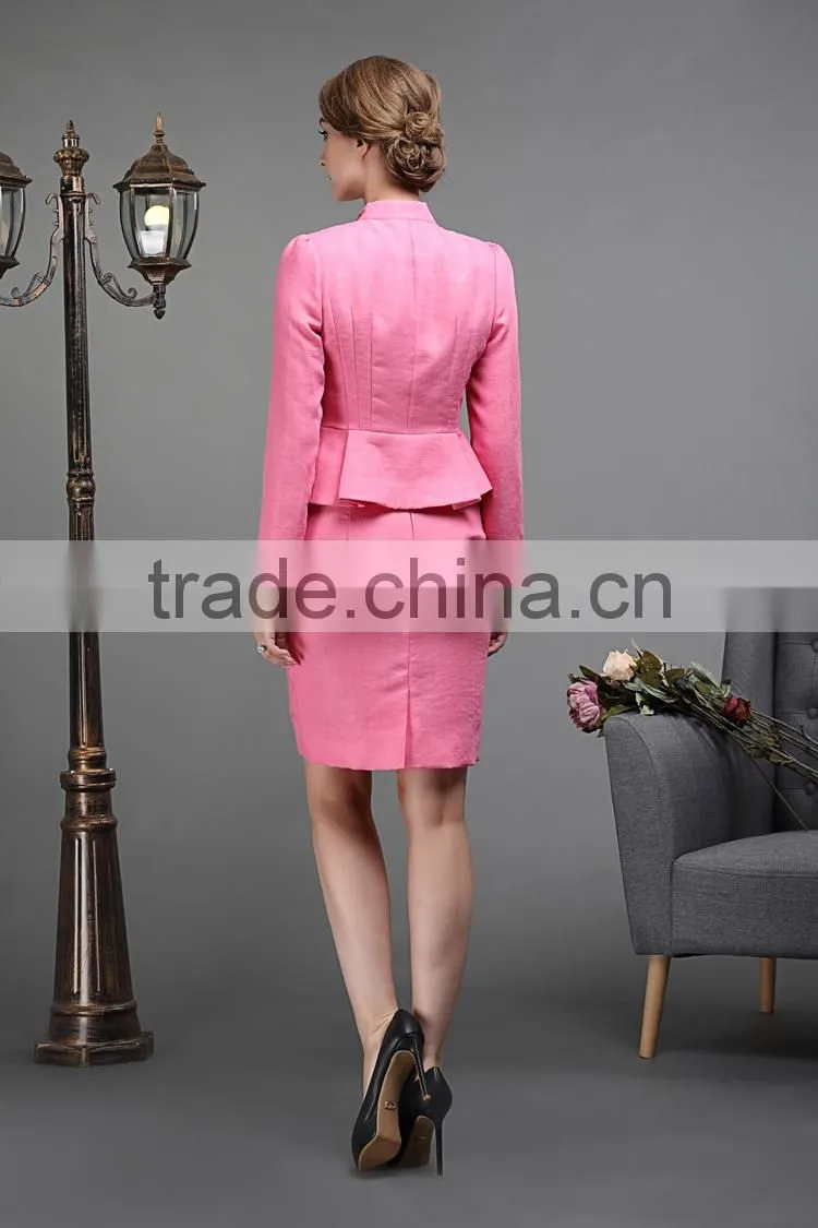 fashion ladies skirt suits custom women suit WMS25