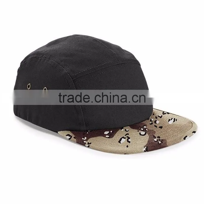 Cord Brim 5 Panel Cap, Woven Label 5 Panel Cap, Hip Hop Cap