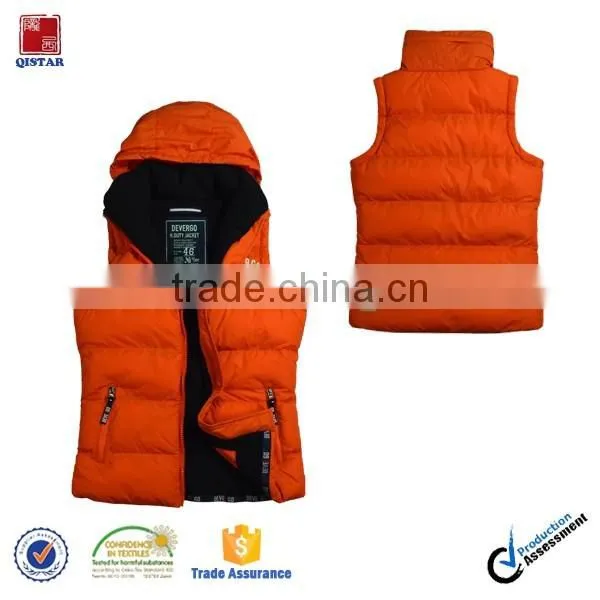 Fashion Winter Women's Warm Sleeveless Coat With Fur Hood