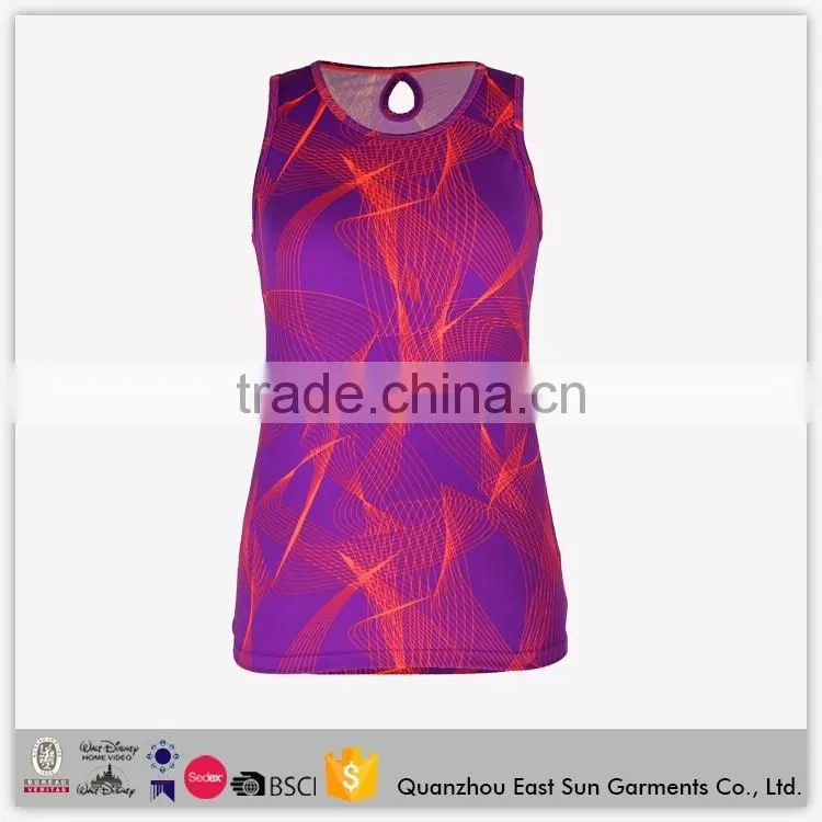 Wholesale Women Sportswear Latest Fashion Design Custom Gym Tank Top With OEM Service