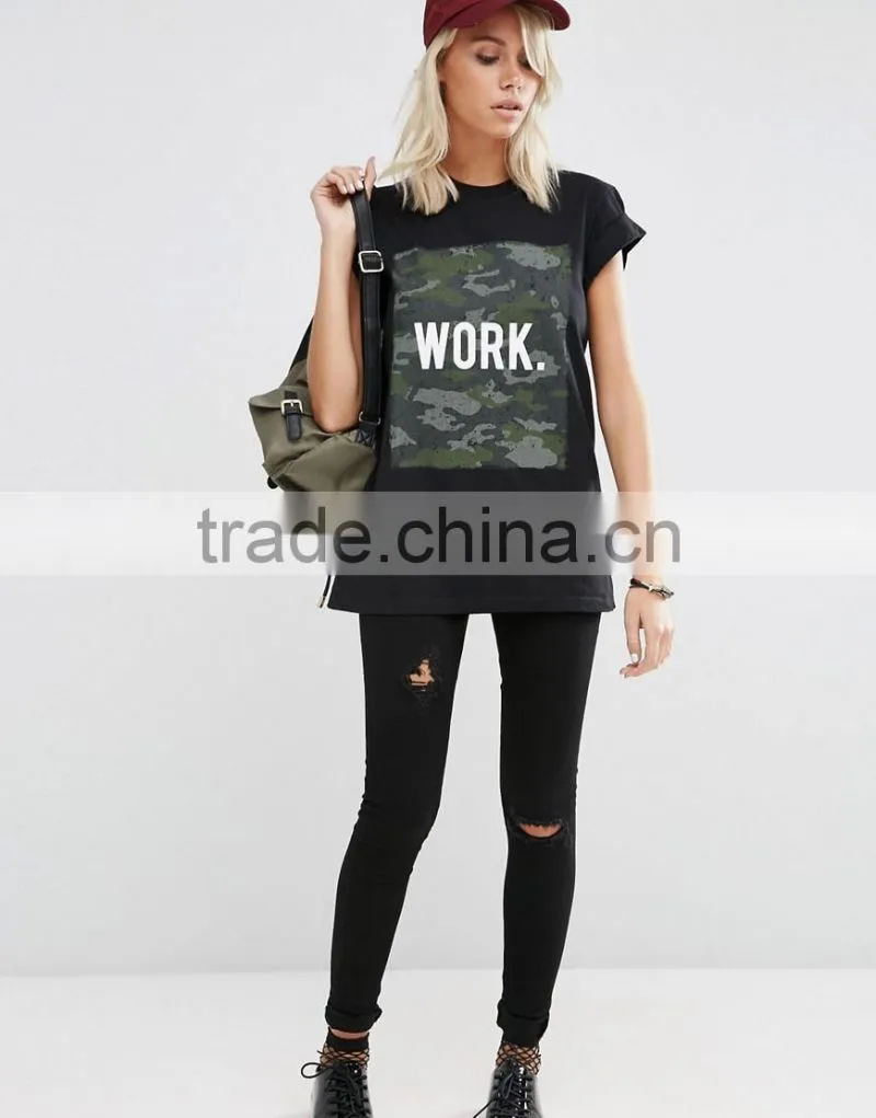 chinese manufacturers custom shirt for woman high quality women t-shirt casual style