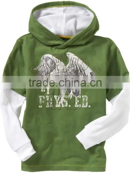 BOYS DOUBLE SLEEVE T SHIRT