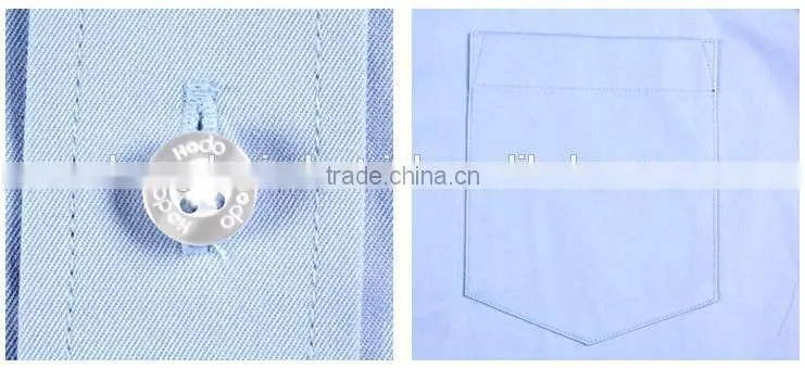 non iron men's shirt blue color shirt dress shirt