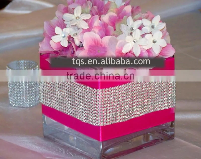 Diamond Rhinestone Ribbon 4.6INCHx10 YARDS-for Wedding Decorations/Party/Home Decor