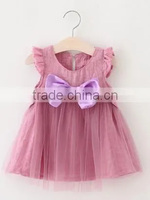 Summer Girls Dress Fashion Style Kids Dress Flowers Print for Baby Dress Girls