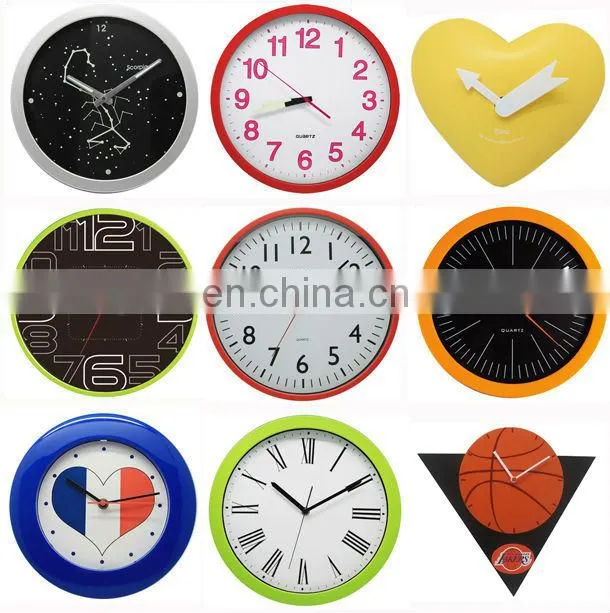 (HC1103)triangle plastic frameless wall clock china bicycle frames