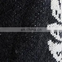 White Leaves Long Sleeve Knit Sweater Jacquard Cardigans for women