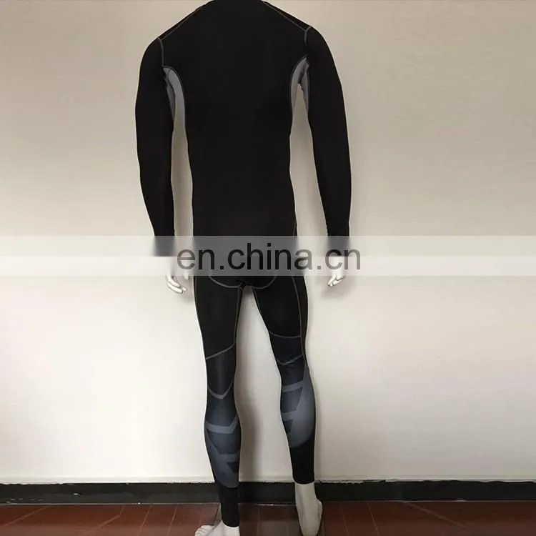 cut and sew bottom mixed color sport suit