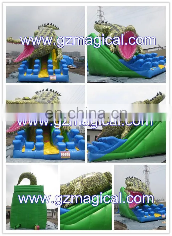 Exciting commercial rent double giant inflatable dry slide for adult