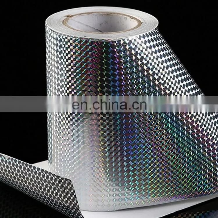 PCV silver three-dimensional laser stickers/water glue roll self-adhesive sticker