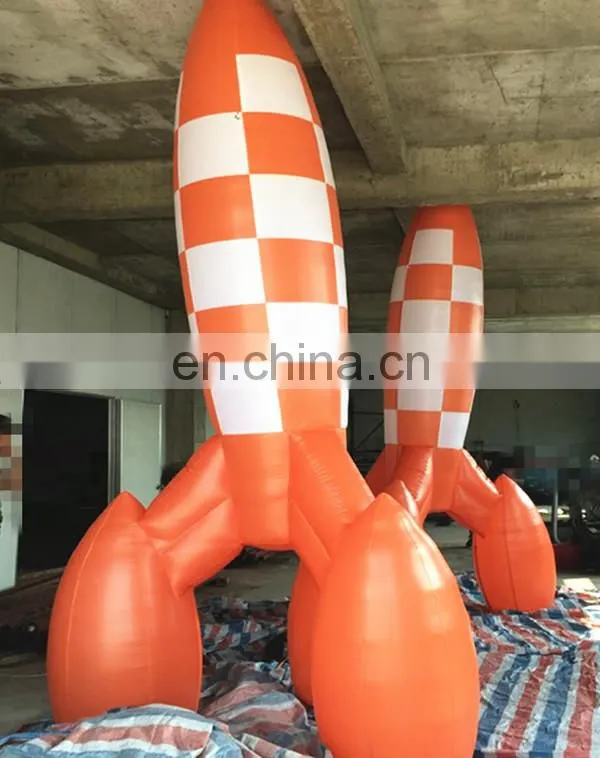 beautiful inflate rocket balloon/inflatable rocket replicas