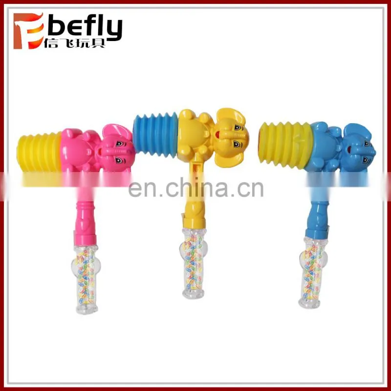 With light and sound plastic revolver gun with candy