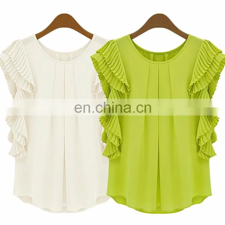 wholesale China T shirt long sleeve t shirt chiffon comfortable t shirt