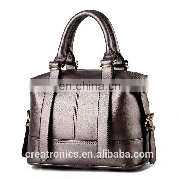 CR Over 11 years experience handbags leather wholesale designer black classical bags for women
