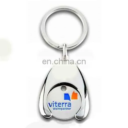 Metal token with custom logo design
