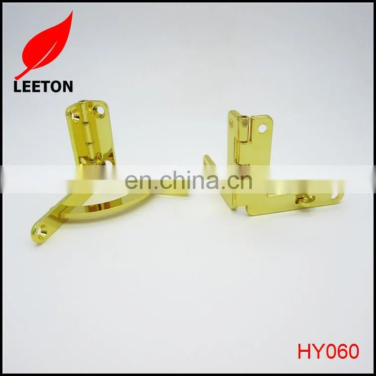 China manufacturer zinc alloy gold quadrant hinge for wooden box