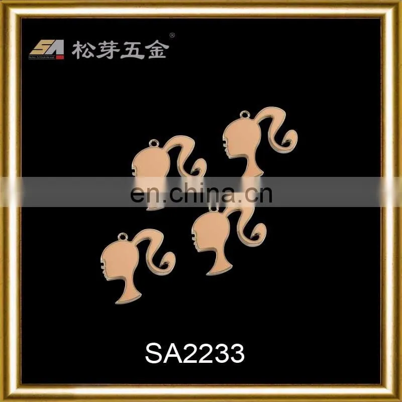 Women accessories ladies head tags fashion logo label