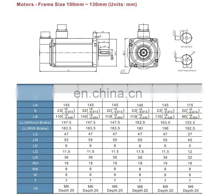 Cheap Delta 2kw AC Servo Drive Motor ECMA-C21010RS For Industrial Cutting Machine