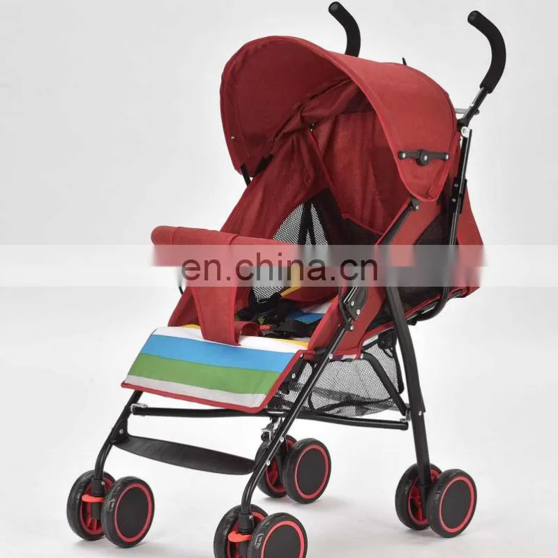 Outdoor Silver Coated Baby Stroller Chair Clamp Umbrella