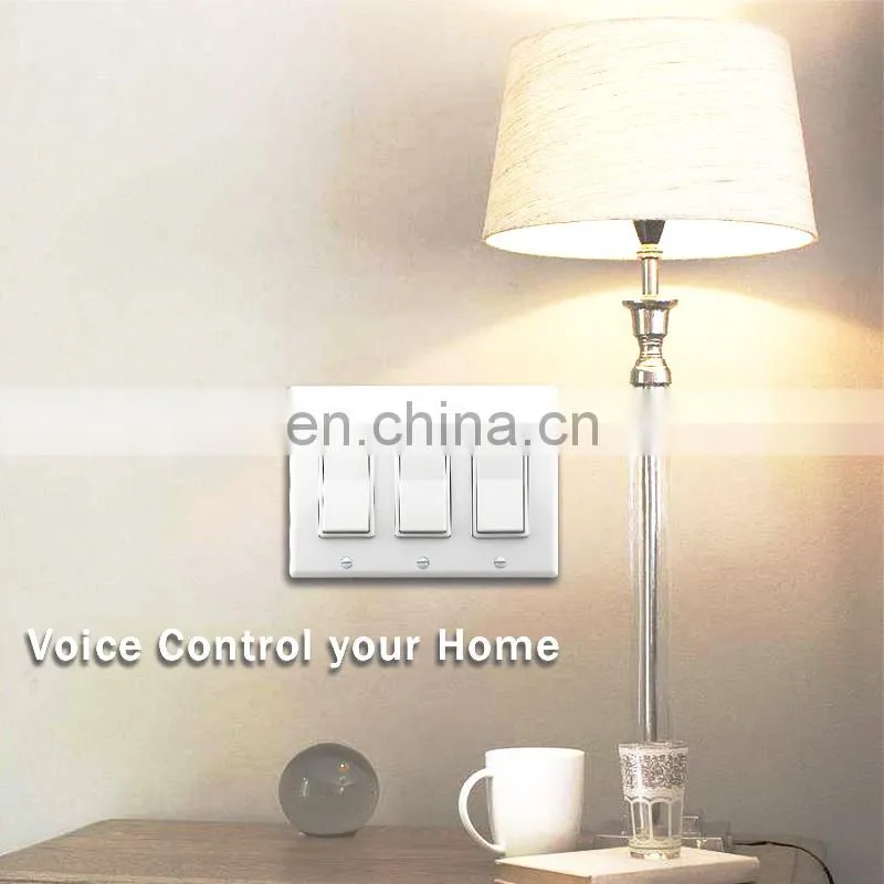 wifi controlled light switch 1 2 3 gang wifi light switch