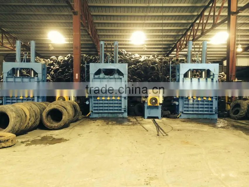 Hydraulic Vertical Waste Tire Baling Machine
