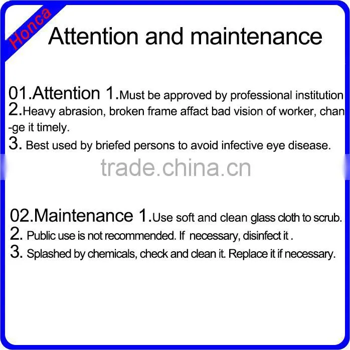 protective safety glasses