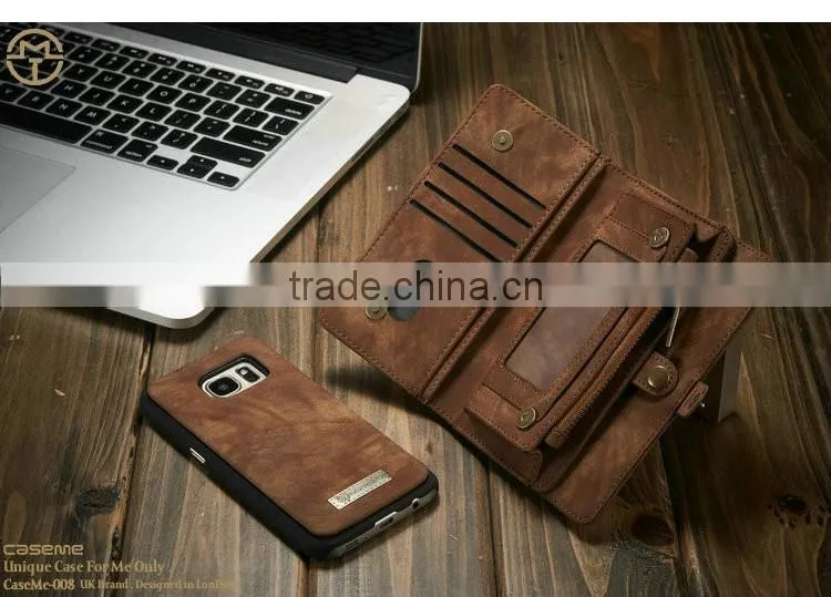 Newest classical design leather case for samsung galaxy s7, soft leather phone case for samsung s7