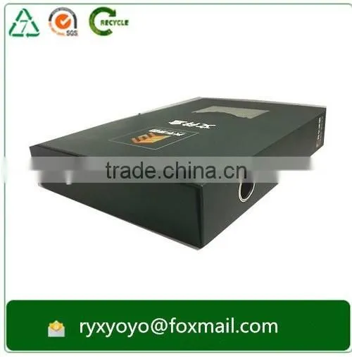 new design printed paper document filing box for office stationary