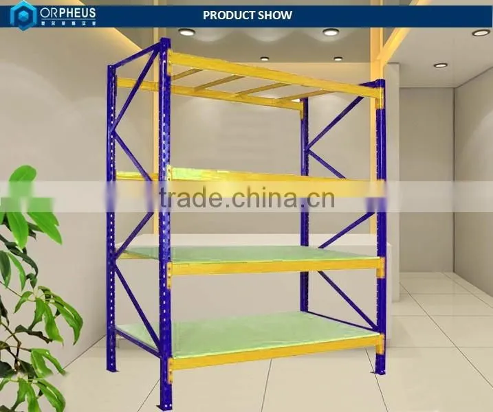 Custom style supermarket steel storage shelf heavy duty rack