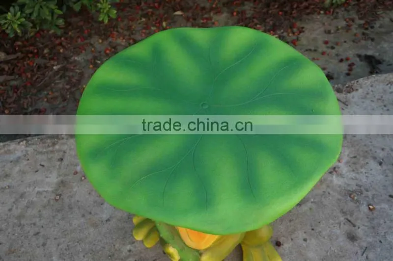 2015 Hot Sales Cheap Wholesale Magnesia Craft Lotus Tables and Frog Chairs