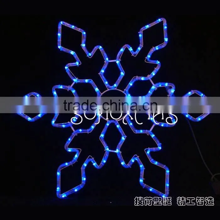 Flash snowflake light rope huge christmas light