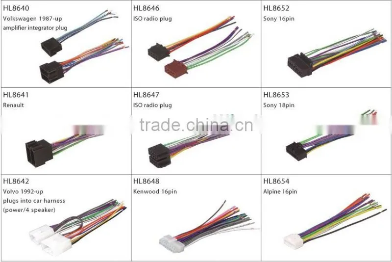 customized auto wire harness&cable assembly