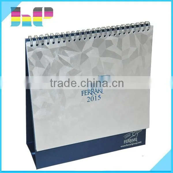 Bright Luster Modern Design Low Price Wall Calendar Printing