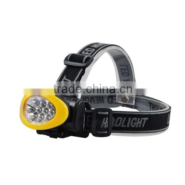 Cheap Running Head Torch ABS Material Head Torch Light