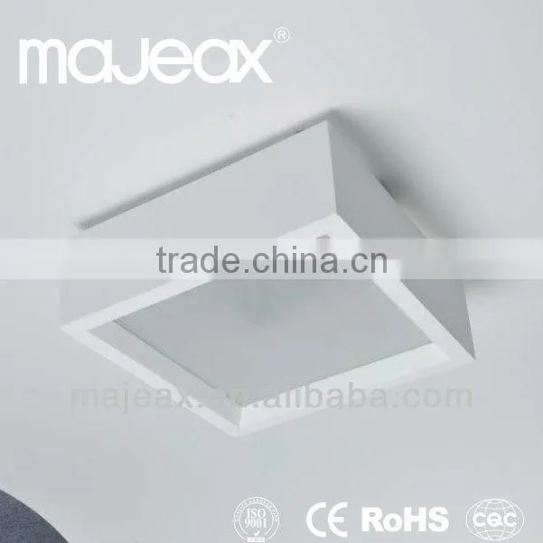 E27 Square Fluoresent Plaster decorative ceiling light