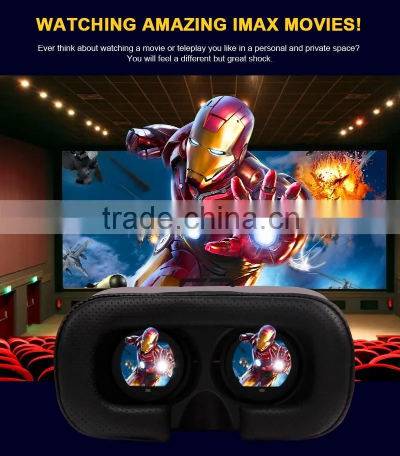 New type vr box 4.0 VR case 5 with a good price is hot selling in 2016