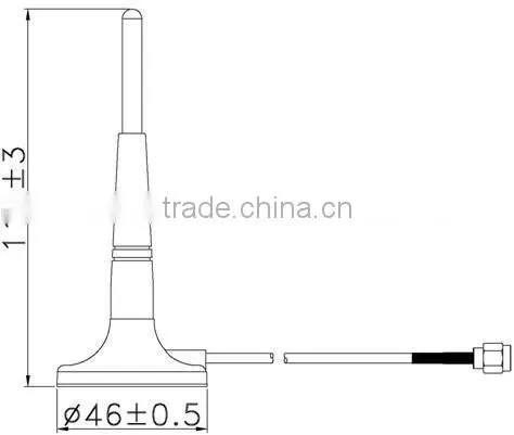 Magnetic GSM / CDMA dual band Communication System Antenna