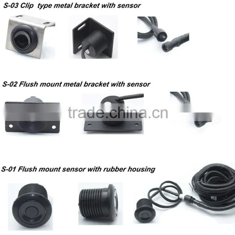 10.1inch HD digital LED monitor display car backup radar sensor system