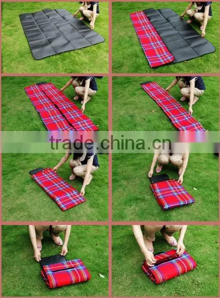 100% Acrylic Outdoor Portable Waterproof Camping Mattress