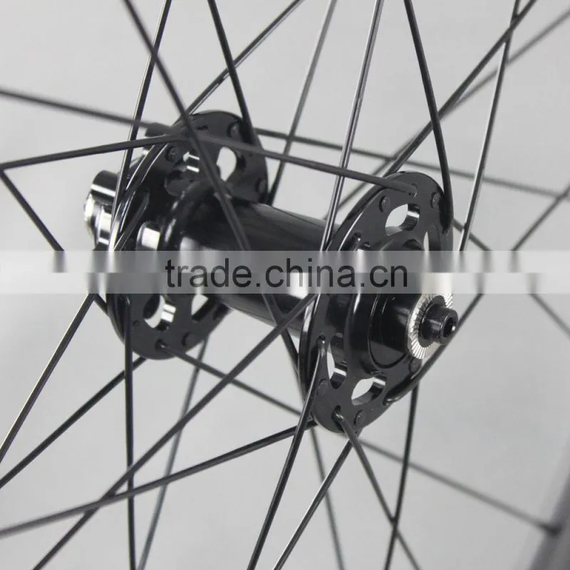 40mm tubular 700c road disc brake carbon wheel,bicycle carbon wheelset with titamium quick release double disc brake W40T