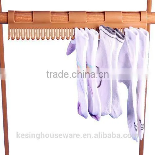 Folding Steel Wooden Color Baby Clothes Dryer Stand